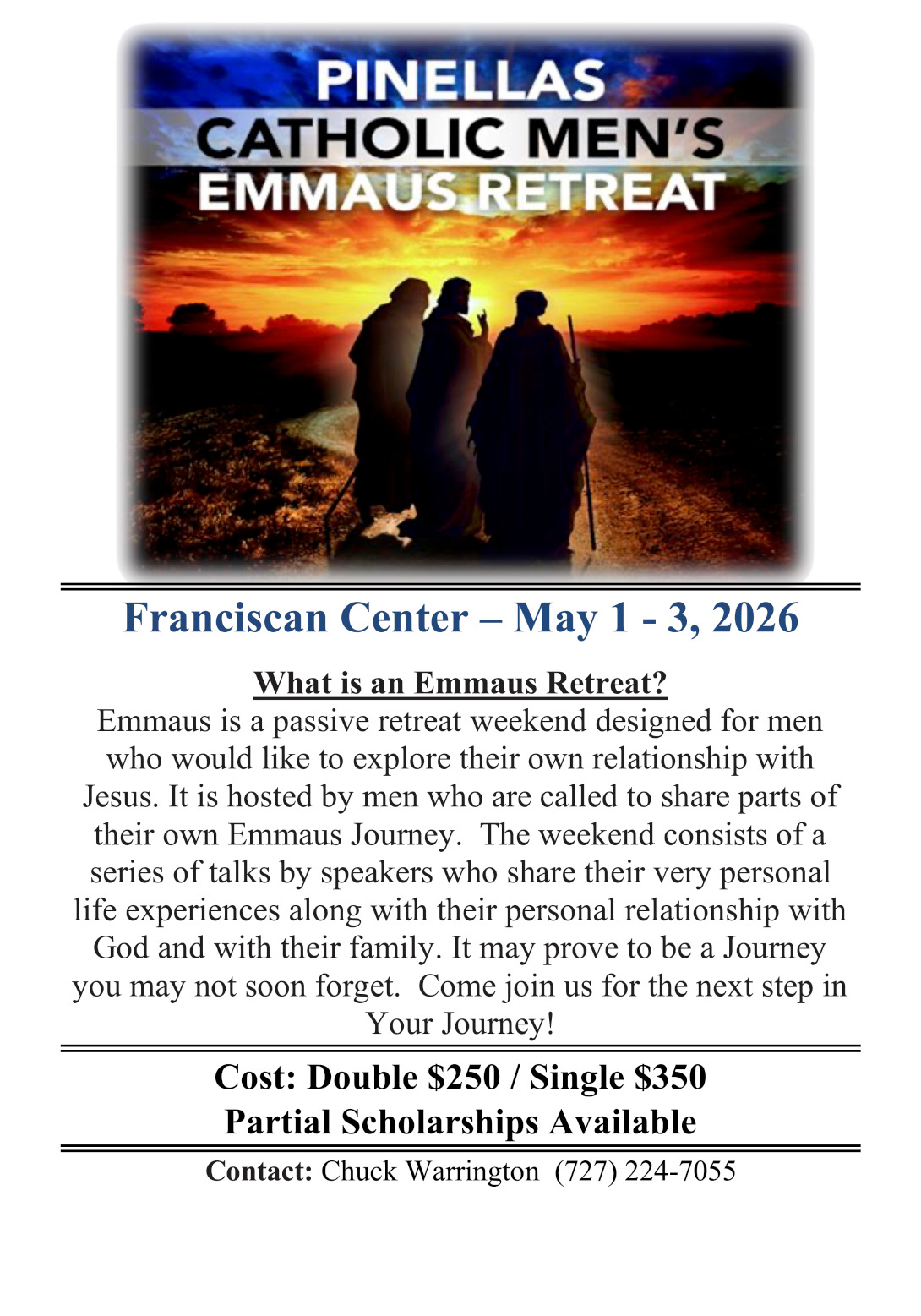Pinellas Men's Emmaus Retreat